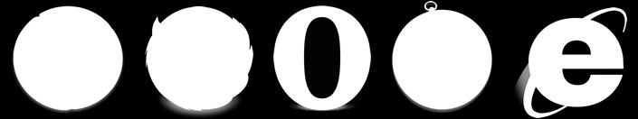 på olika webbläsare.