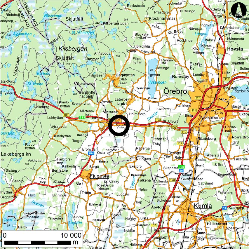 Arkeologisk förundersökning i Säby 2:4 Figur 1.