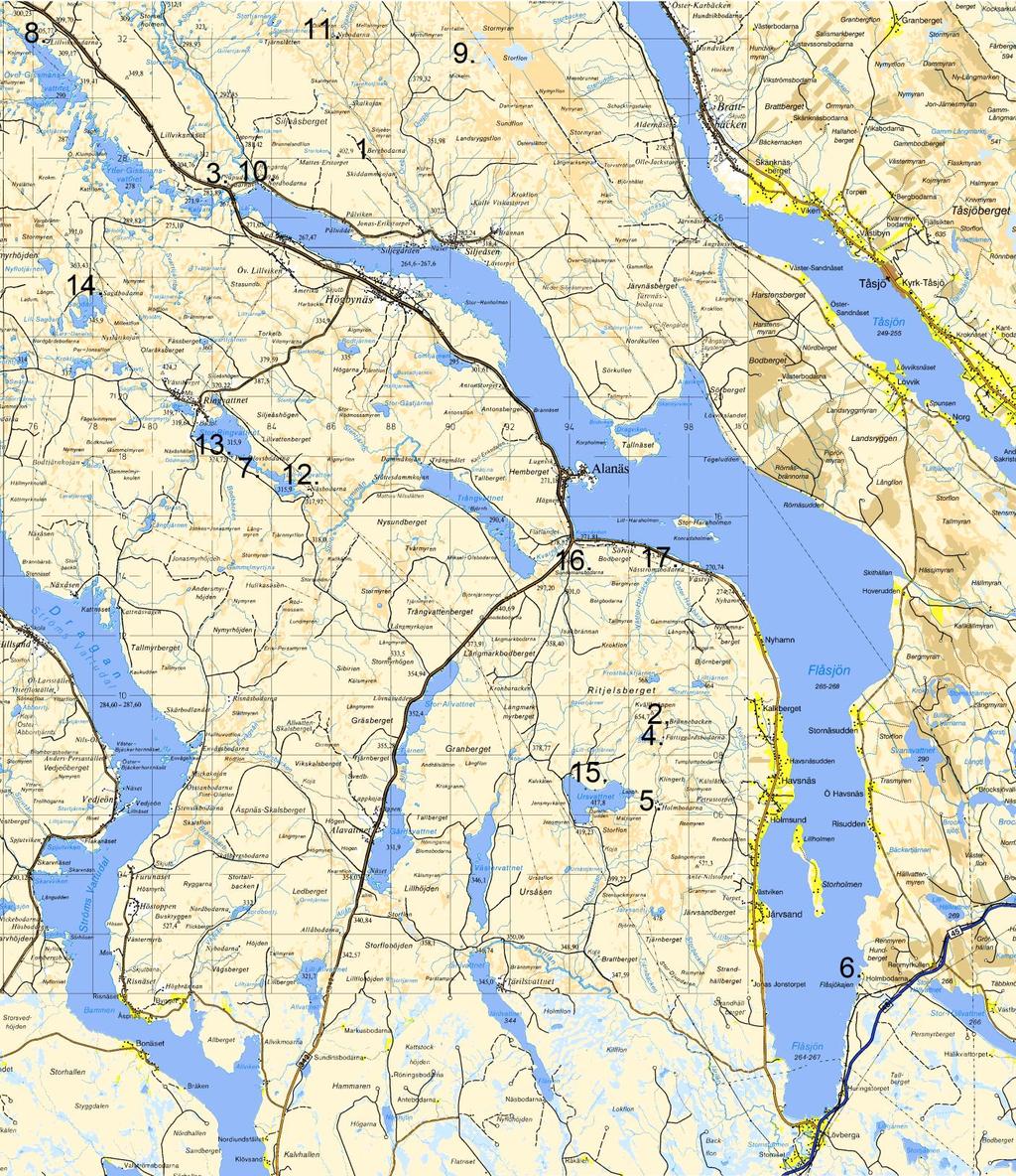 Fäbodar i Flåsjöbygden.