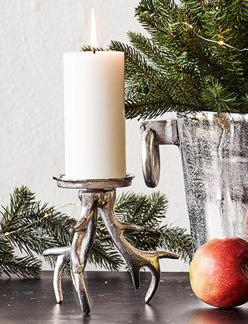 bredd 26cm Inkl grå ljuslykta i glas som passar mellan hornen 525004 Resting