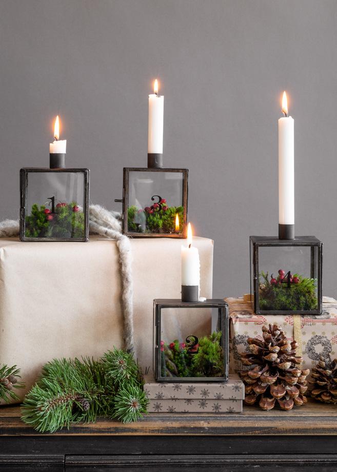 150497 Adventsboxar Decoration 399kr 4-pack 10x10x10cm