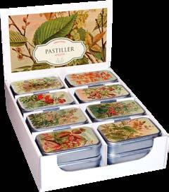 150 Display med persikopastiller,
