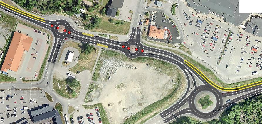 4 Följande kommande eller pågående projekt bedöms ha en påverkan på trafiksituationen i området: Ny detaljplan i Södra Mölnvik, vilket