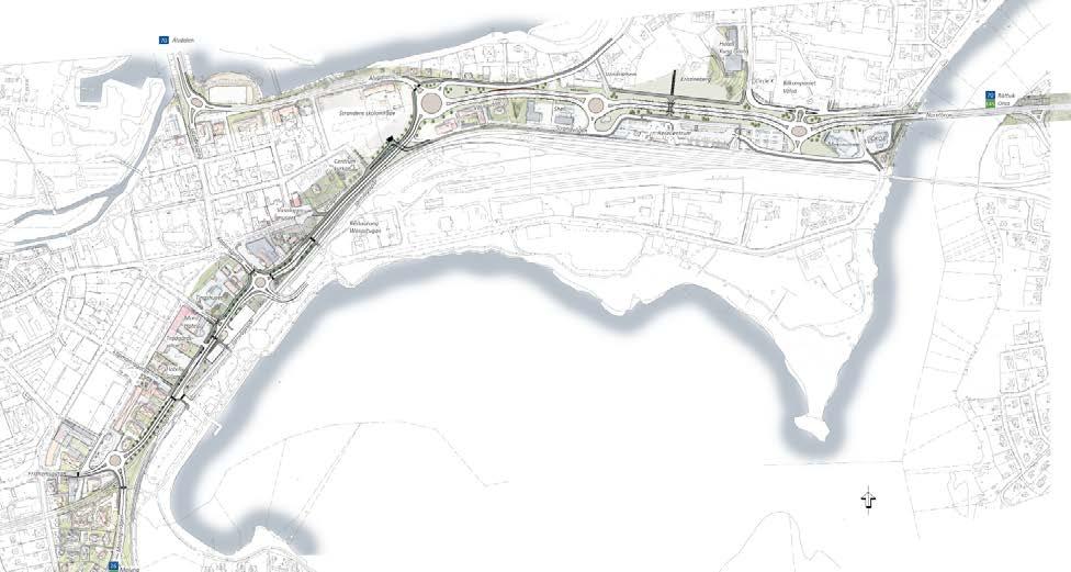 Planområdet Trafikverkets illustration