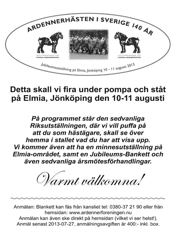 ARDENNER Sto född 2012 21. Bianca 23-12-0081 Ardenner Br, skj stj,snp 752023023120081 Sto född 2012 hos Lena Hjertsäll, Vollsjö e. Kanon ( Karat ) 11790 u. Bosette 115893 e. Bonid 11626 u.