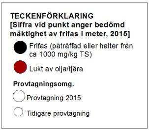 utesluta djupare nedträngning av förorening.