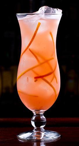 Hurricaneglas Hurricaneglas är en större typ av longdrinkglas som främst används till olika typer av tropiska fruktdrinkar. Utmärkande är foten och den stora svängda kupan.