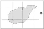 4.3 Provytans identiteter 4.3 Provytans identiteter Tabell 4.2. Provytornas teoretiska koordinater i förhållande till km-rutans nedre, vänstra hörn.