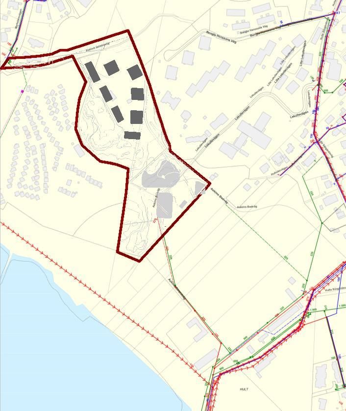 Bilaga 2 Föreslagen utbyggnad av allmänna VA-ledningar i Askimsviken befintligt