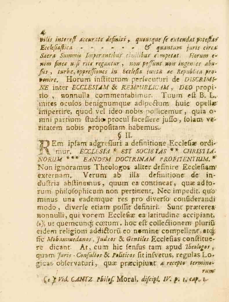 O.- -. Ptiis interef! Aceurnte'tiefuwi's. fuouifut fe" extendat p-ote/t**'.»-". -- Ecele/ia/tica 0* quantum jnrts circa' H.c^<. SumrPu Lnperantrbus' c i«'/.'5//..'* e.^s/f^ Horum e* mm /kne.l V.