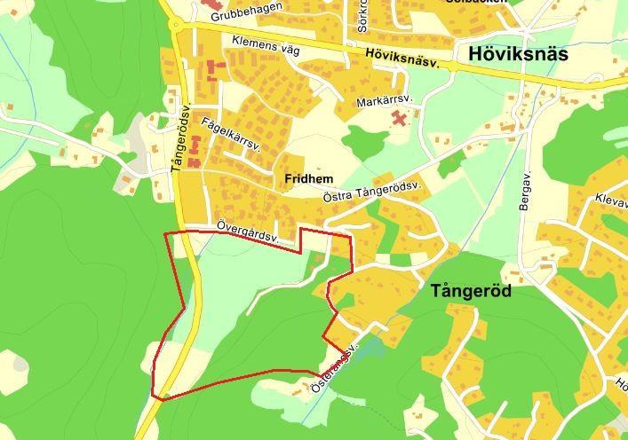 1 Bakgrund Tjörns kommun planerar för nybebyggelse på fastigheten Tångeröd 2:18 och delar av Hövik 5:1.