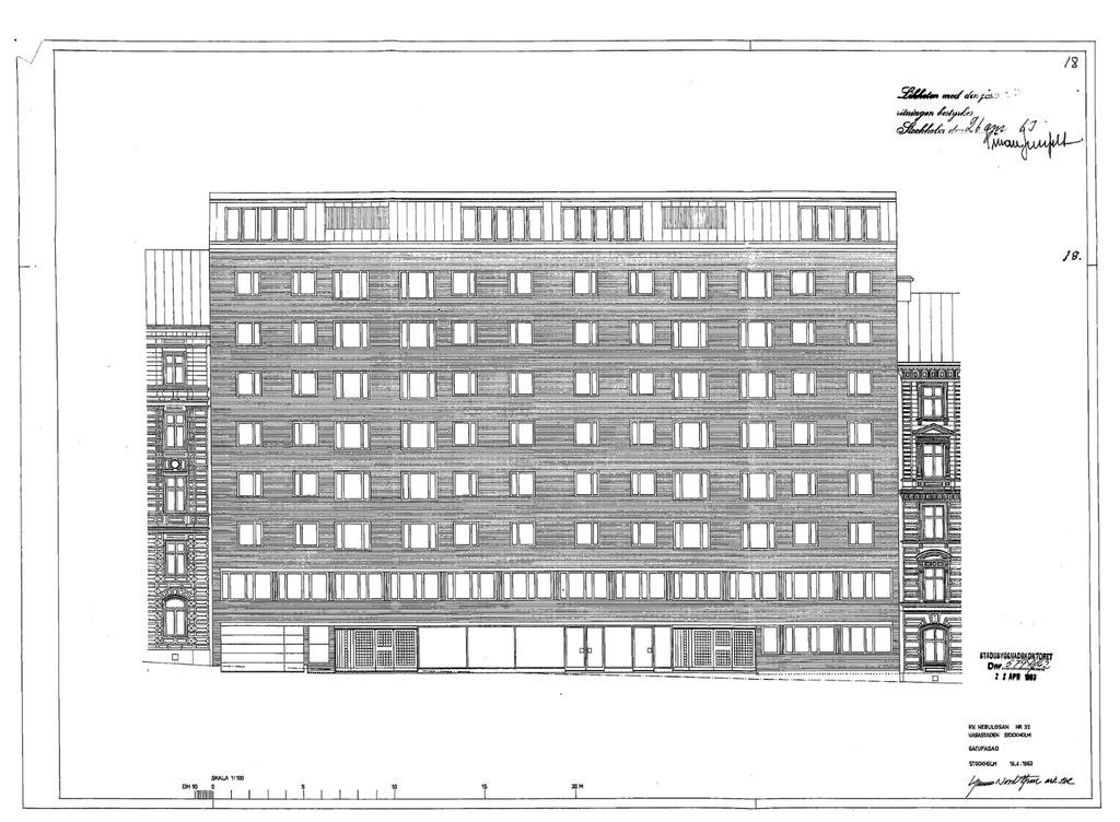 Ritningar från byggnadstiden, Byggnadsnämndens arkiv