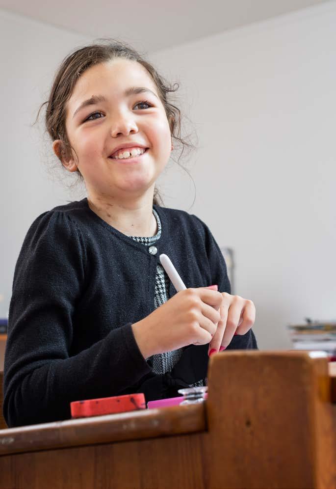 JULIA FRID 9 ÅR, insjuknade i leukemi ALL när hon var två år.