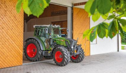 Den låa fordonsvikten aranterar att markpakninen minimeras under arbetet. Fendt 200 Varios stora stabilitet är ett resultat av traktorns låa tyndpunkt.