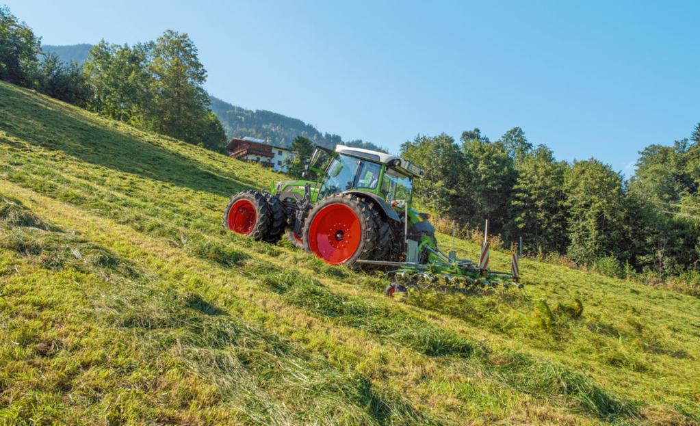 Med tillästyrsystemet VarioAtive kan du snabbt sväna in på nästa körspår. FENDT 200 VARIO: VARIOTRONIC Äkta talaner: hittar de bästa lösninarna.