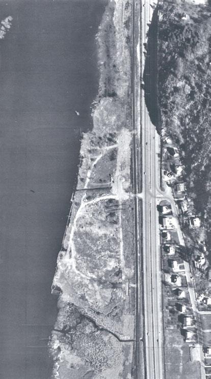 TIDERMANS UTFYLLNADSOMRÅDE, HUVUDSTUDIE Del 1 Utförda undersökningar och Flygbild över Tidermans utfyllnadsområde från år 1967