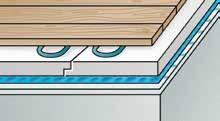 System Platon Golv 3. Platon Ventitex 4. Betongplatta 1. Parkett- och laminatgolv 2.