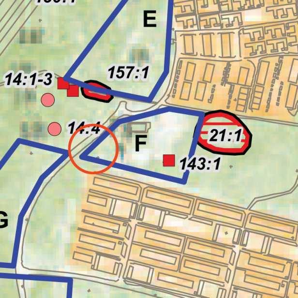 Markradon Del av planområdet är klassat som normalriskområde för markradon, och del av området som lågriskområde, i SGU:s radonriskkarta (SGU Rapport 2002:27).