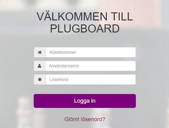 Steg 1. Logga in på Plugboard Gå till https://my.plugboard.