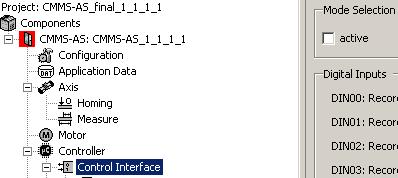 3. Produktbeskrivning Konfiguration i FCT Vid konfiguration krävs följande inställningar i fönstret "Workspace": - På sidan "Application Data", fliken "Operating Mode Settings", ställer du in