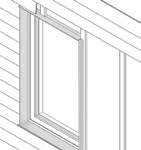 13. CEDRAL FÖNSTERLÖSNING Cedral fönsteröppning består av tre aluminiumprofiler som enkelt kan anpassas och monteras runt fönstrena.