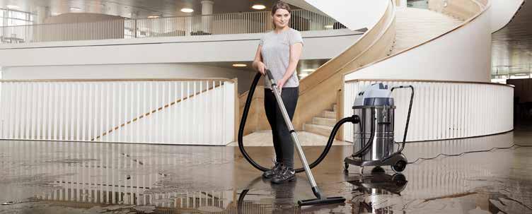 Lättviktsdasugare - endast 5 kg Låg ljudnivå - passar för rengöring under dagtid Effektiv filtrering med HEPA 13 filter 32 l/sek 22