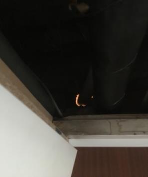 Beskrivning Brandtätning Brist Ej godkänd brandtätning genom