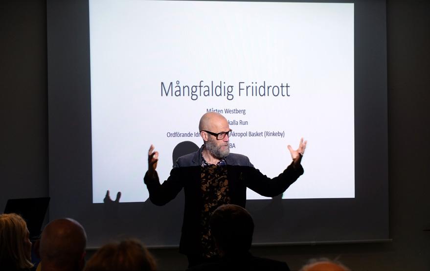 Ordförandekonferensen Höstens ordförandekonferens samlade trettiotalet deltagare från distrikt, elitföreningar och förbundsstyrelse.