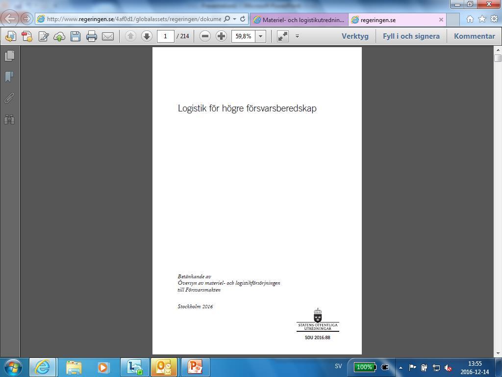 Lägesrapport