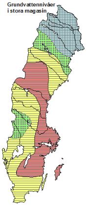 Grundvattennivåer december 2016 Grundvattennivåer januari 2017