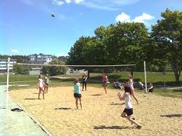 Station 4: Volleybollplanen Uppdrag: Använd era kroppsmått för att