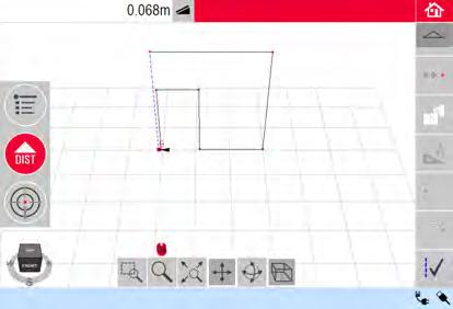 2 Pointfinder", för att flytta laserpunkten till önskad position. att laserstrålen inte delas på hörn eller kanter under målsökningen. 2.