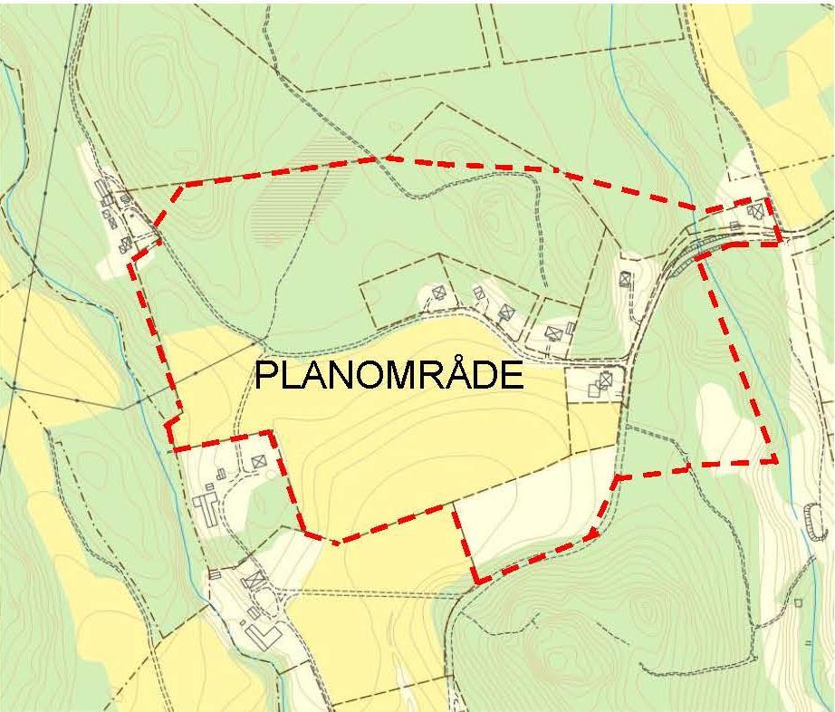 PLANDATA OMRÅDETS PLACERING Planområdet ligger i den sydvästra utkanten av Lindesberg.