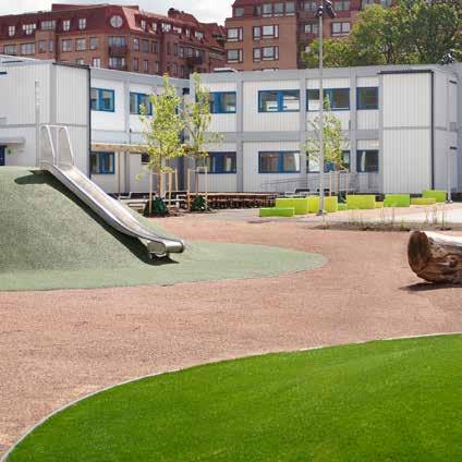 EN SKOLA MED DET LILLA EXTRA TJÄNSTER SOM ADDERAR TILL HELHETSUPPLEVELSEN Det krävs mer än tak, golv och fyra väggar för att skapa genomtänkta skollokaler.