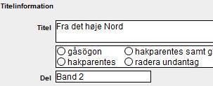 110 5.5.4.2 Medverkande personer Författaren kopieras automatiskt från verknivån då sådan definierats där, och en författare från verknivån kan inte avlänkas på manifestationsnivån.