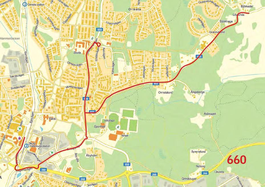 76(83) Trafikavdeningen PM 2017-02-07 Version Diarienummer SL 2016-0770 Infosäk. kass K1 (Öppen) Förutsätter att vändsinga vid Gustavsund byggs.