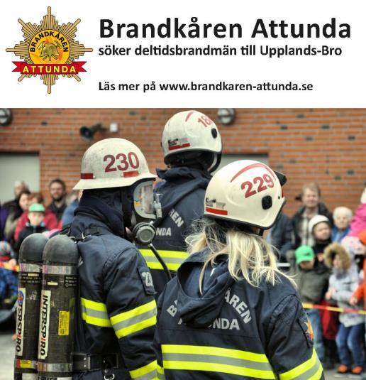 8.2 Jobbannonser Brandkåren Attunda kommer under året ta fram ett koncept för rekryteringsannonser.