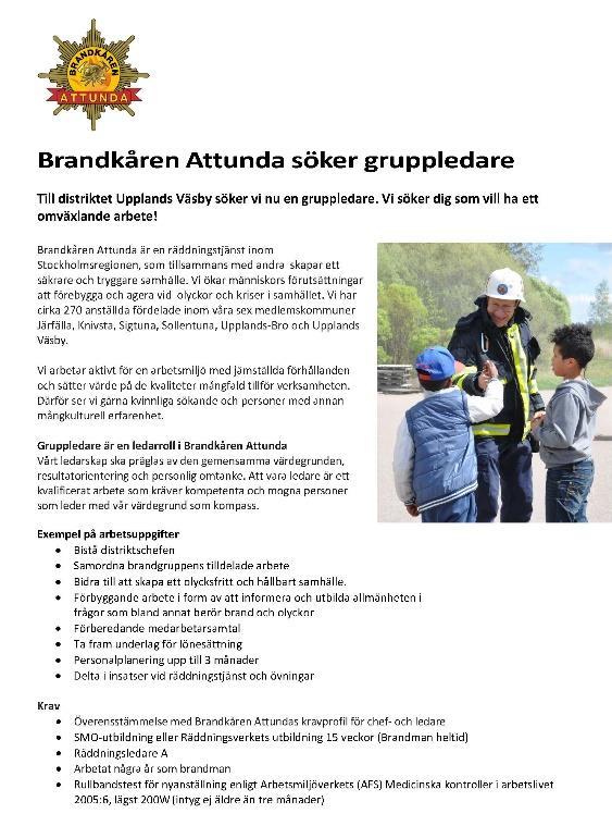 8.2.3 Fulltextannons Kontakta HR inför en kommande rekrytering.