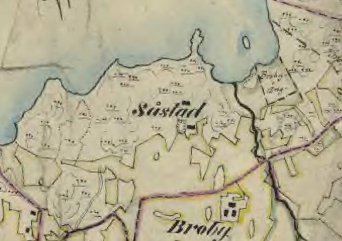 gårdarna fanns kvar och att området för utredningen fortfarande utgjorde utmark. Därefter dröjde det mer än 100 år innan vi möter Såsta i kartmaterialet igen.