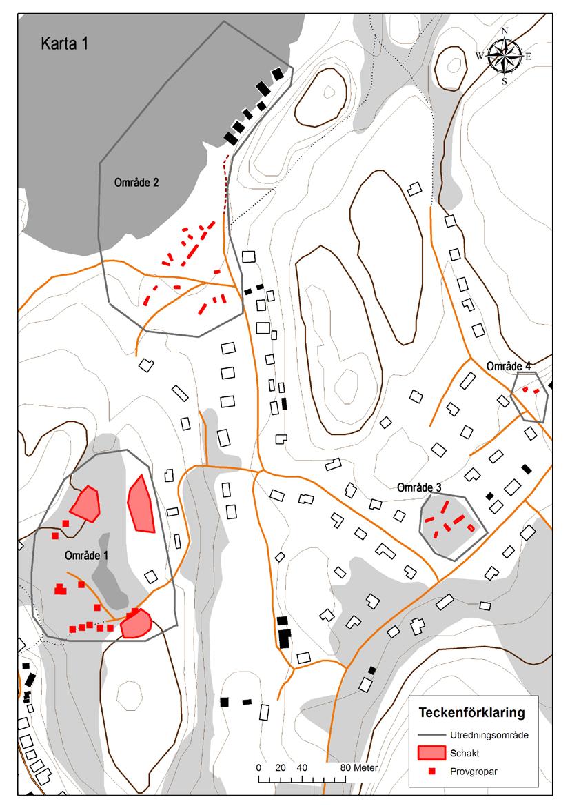 BILAGA 1: Översiktk ar ta över utredningsområdet, sk ala 1:200 Godkänd ur