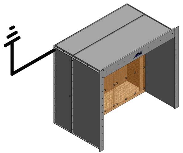 Montering steg 7 Assembly step 7 Jorda boxen på valfritt ställe.
