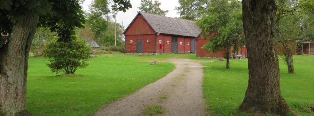 Huset har kvar traditionell färgskala och