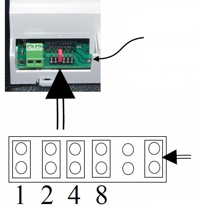 SENSOR-/GIVARKORT NY TYP SENSORKORT 4 KANALER INSTALLATION / BYTE Sensor korten måste adresseras vid installation för att kunna kommunicera med systemet, modulerna jobbar var för sej eller i par med