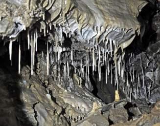 Karst ärv en annorlunda naturtyp med underjordiska vattendrag och grottsystem i en kalkrik berggrund. Här finns fantasieggande namn som Grytrännan, Colosseum och Blinda Dalen.