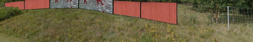 Hällsristningen förekommer i grupper och föreställer skepp.