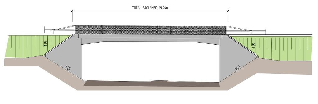 6.10 Byggnadsverk Projektet omfattar 24 broar, varav några är rörbroar. Några passager under E18 knyter ihop de båda sidorna om vägen och i dessa rör sig både människor och vilt.