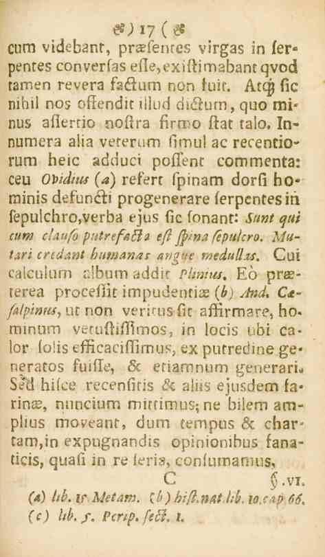 .vi. S) l7 cum videbant, prtfenrls (»3 virgas in (er* pences converfas efle,exiftimabantqvod tamen revera faöum non fuif.