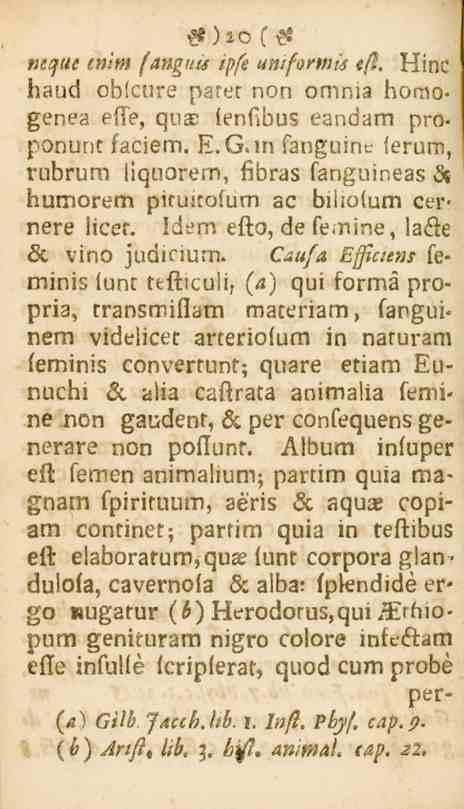 B ) 2 0 s O mcjut tum (änguié ipfe umformk t(l. Hinc baud obfcure pärer non omnia boraogenea esse, quae iensibuf e^ndam proponmlt faciem. E.G.