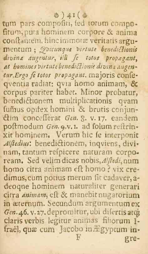 ur,ergo K)4! ( H tum pars compbfiti, (ed rorum compofitum,pufa hominem corpore öc anima conftdu.tesn.