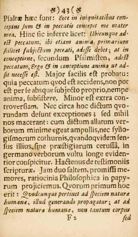 ee)4?(s Pfalrae h^c funt: Fere in imquhatibm co»< cepttu /um (3 l» peccatis conceptt me mater wea.